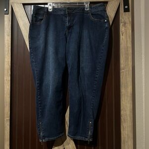 Lane Bryant Blue Ankle Jeans Zipper at Ankle 💙